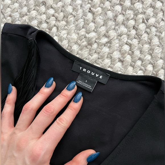 Trouve tank top with fringe detail - Picture 3 of 3